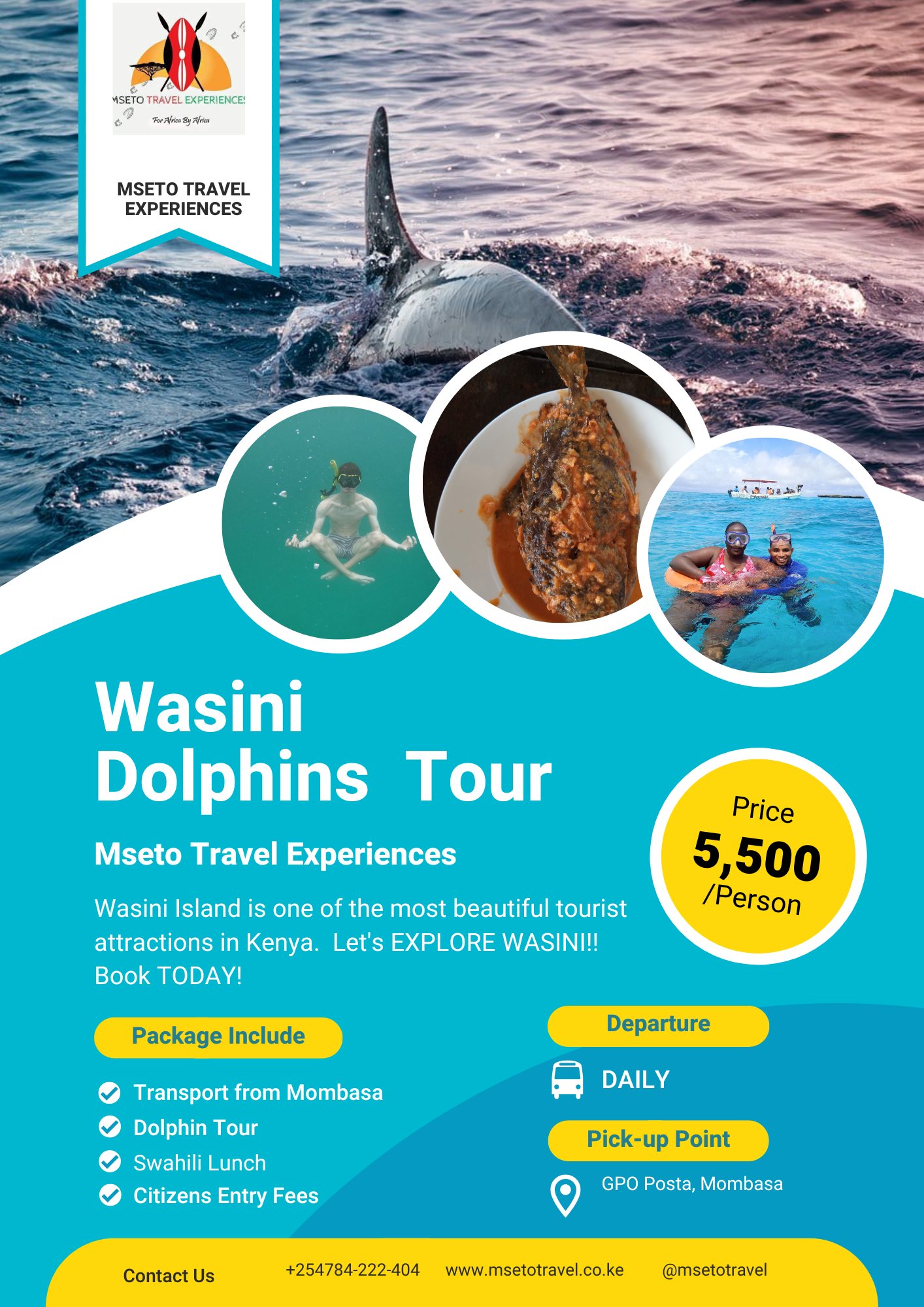 Wasini Dolphins Tour