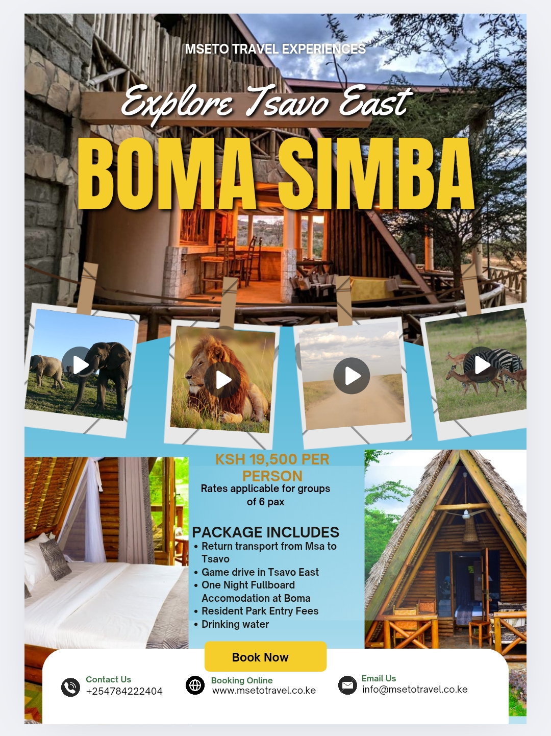 Explore Tsavo East Boma Simba